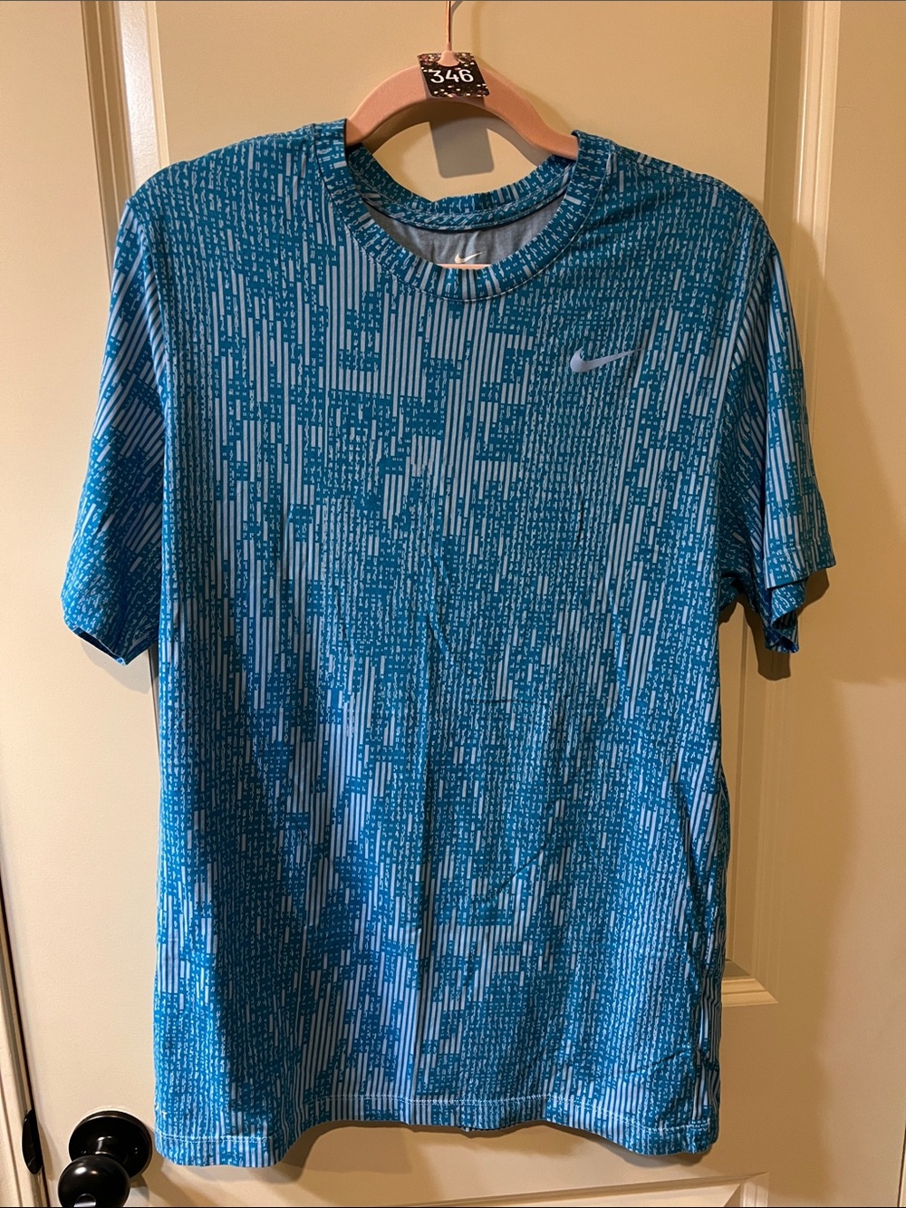 Nike Men’s Teal DRI FIT.  Short Sleeve Performance Tee H346